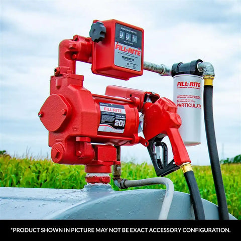 Fill-Rite 807C Flow Meter Use With Gasoline/ Diesel/ E15/ Kerosene/ B20 And Mineral