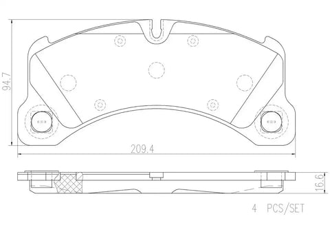 DISC BRAKE PAD SET