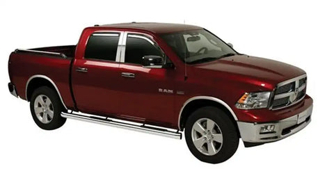 Putco 580137 - Element Tinted Window Visor In Channel 4 pc Crew Cab