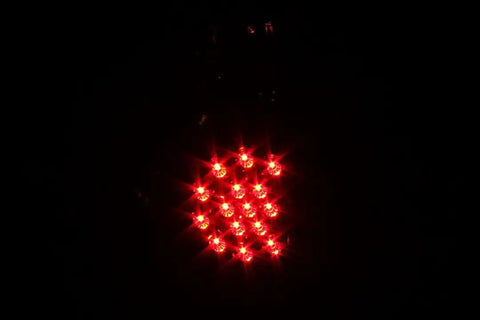 ANZO USA 311042 Tail Light Assembly LED Clear Lens Black Housing Set of 2