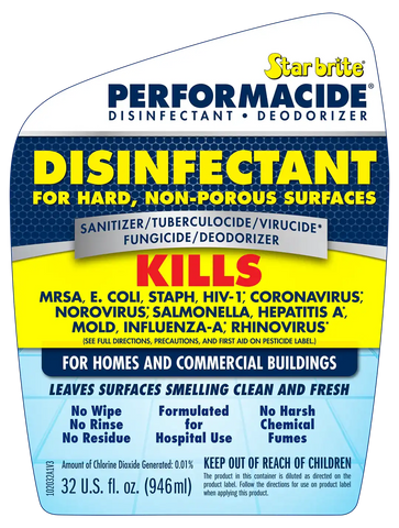 PERFORMACIDE DISINF 32 OZ. SNG KIT