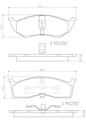 DISC BRAKE PAD SET