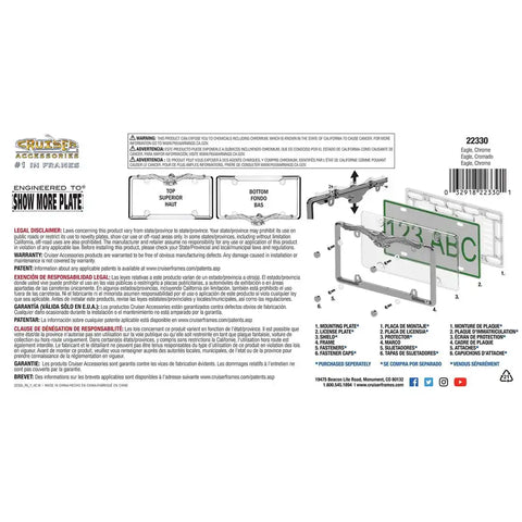 CRUISER 22330 EAGLE CHROME