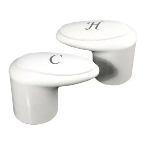 HANDLE WHITE H & C