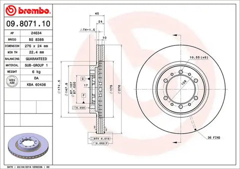 DISC BRAKE ROTOR