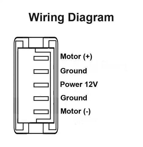 12V FURNITURE SWITCH  BLK