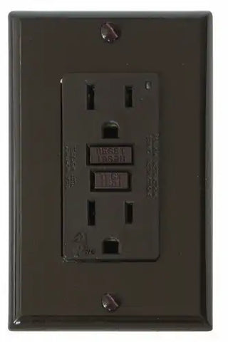 GFI RECEPTACLE W/LIGHT -