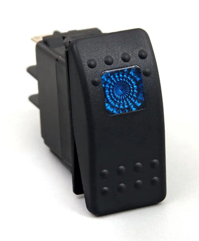 ROCKER SWITCH BLUE LT