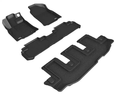 3D MATS/U-AC L1SB03901509 SUBARU ASCENT 2019-2023 KAGU BLACK