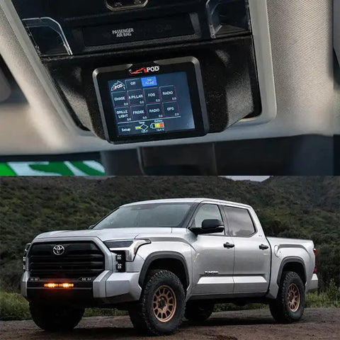 Baja Design 87-0089 Switch Panel BantamX Touch Screen With Fog Light/ Chase Light/