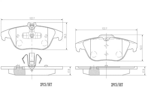 DISC BRAKE PAD SET