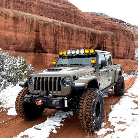 KC HiLiTES 91339 GRAV WNDSHLD LIGHT BAR GLADIATOR