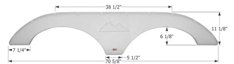 ICON 12293 FENDER SKIRT TANDEM MET OLIVE GREY