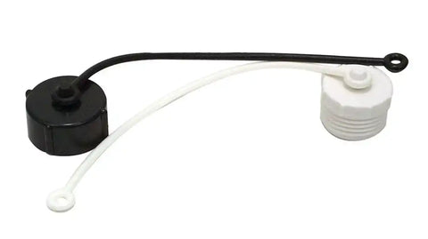 HOSE PLUG 3/4' MPT OFF WH