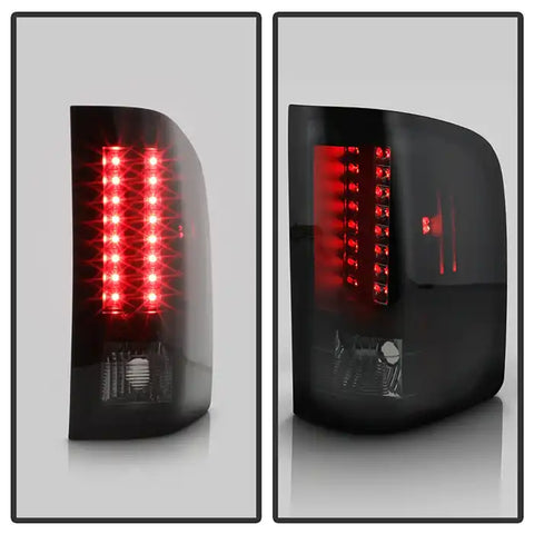 Spyder Automotive 5078032 Tail Light Assembly LED Black/ Smoke Lens Black Housing