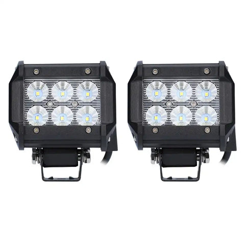 CUBE LED LIGHTS - 4 INCH PAIR