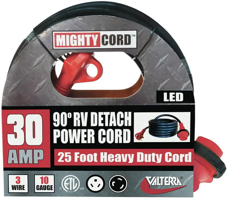 30A 90 DEG LED DETACH POW