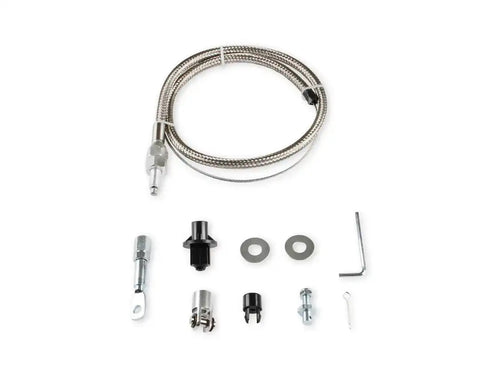 MR GASKET 5657 STL BRADED THROT CABLE KT