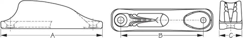 SEA DOG 002030-1 CL203 CLAMCLEAT JUNIOR