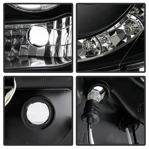 Spyder Automotive 5011916 Headlight Assembly Signature Series Projector Beam With L