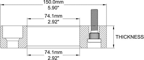 REVOLUTION 5115-5450-B -HONDA MAG 22MM) M14 1.5