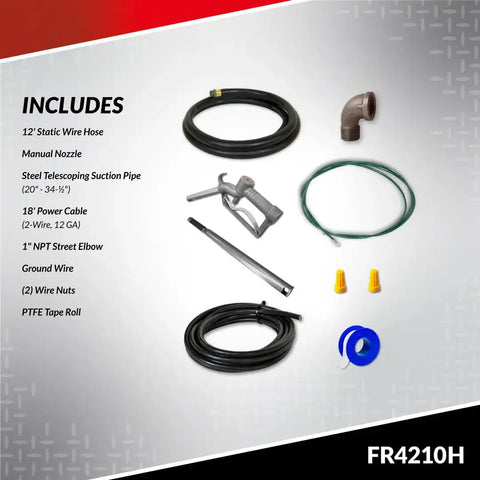 12V DC PUMP 1'X12' HOSE