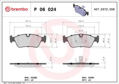 DISC BRAKE PAD SET