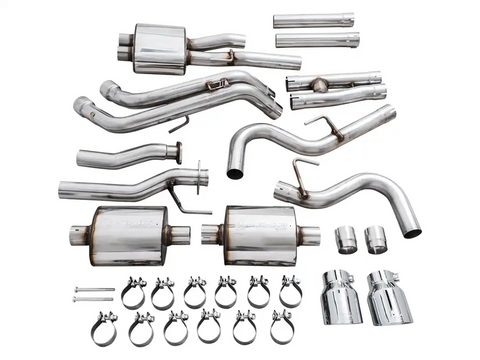 AWE 3015-32826 AWE 0FG EXHAUST WITH BASHGUARD FOR