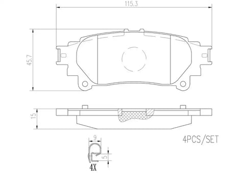 DISC BRAKE PAD SET