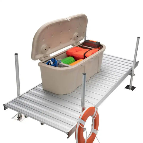 S'N'G 5.5 FT. POLY DOCK BOX - SAND