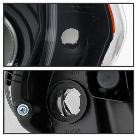Spyder Automotive 9049569 Headlight Assembly OE Beam Clear Lens With Amber Reflecto