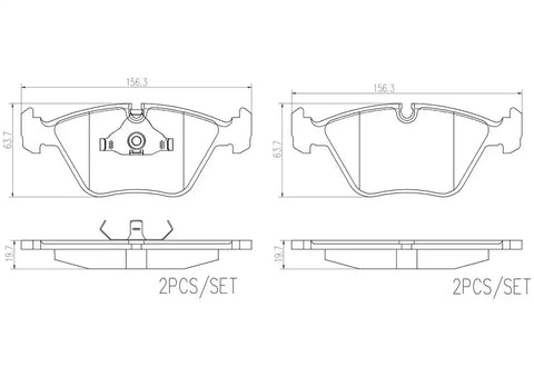DISC BRAKE PAD SET