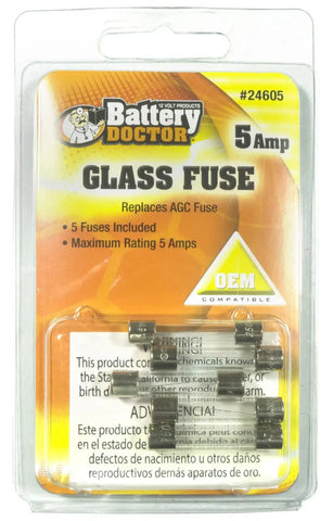 AGC GLASS FUSE-5 AMP