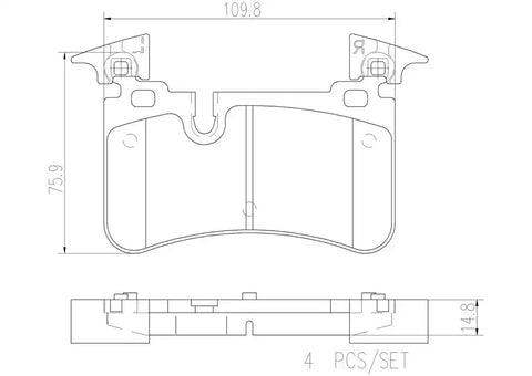 DISC BRAKE PAD SET