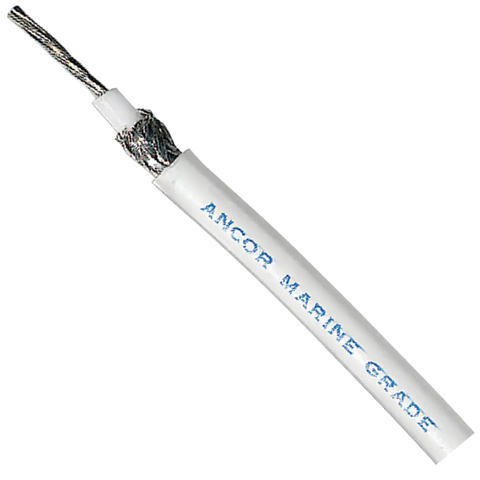 ANCOR 151710 COAXIAL CABLE  RG 213  WHITE - 100F