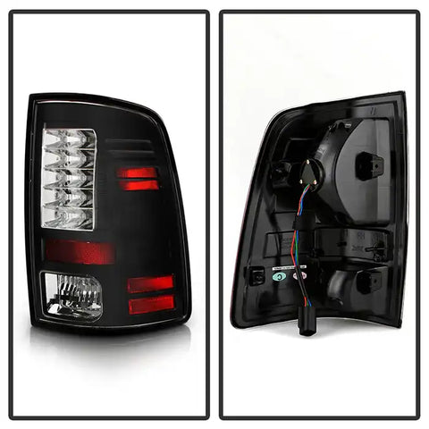 Spyder Automotive 5077530 Tail Light Assembly LED Clear Lens Black Housing
