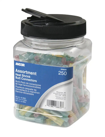 ANCOR 309000 HS BUTT CONNECTOR250 PACK JAR