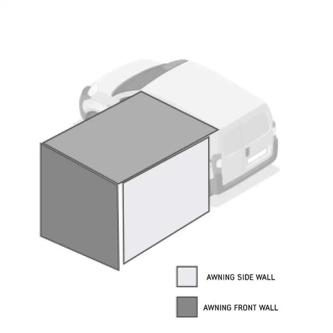 NOMADIC AWNING SIDE WALL 2.0 X 2.0