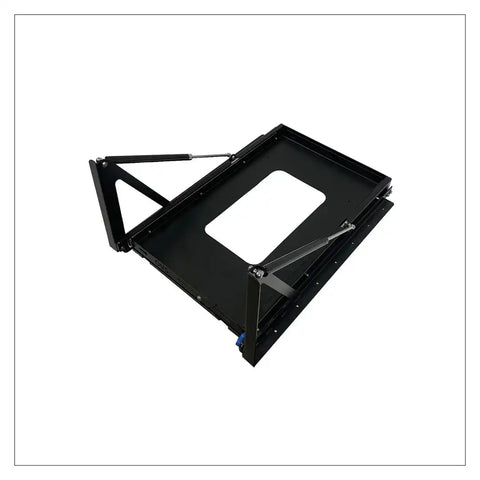 REFRIGERATOR TRAY WITH SLIDE AND TI