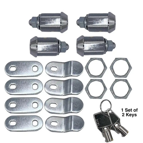 4PK 7/8' COMPARTMENT LOCK