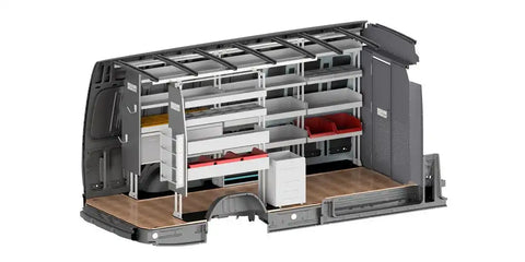 ROLACASE RSFMHREL-DRXL VAN SHELVING ELECTRICAL BIN PACKAGE