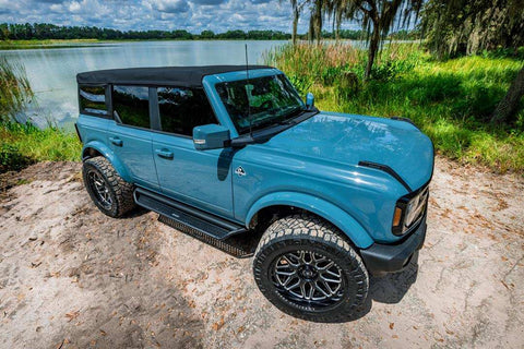 Go Rhino D14129T - Drop down, full length step design is ideal for lifted vehicles or larger tires