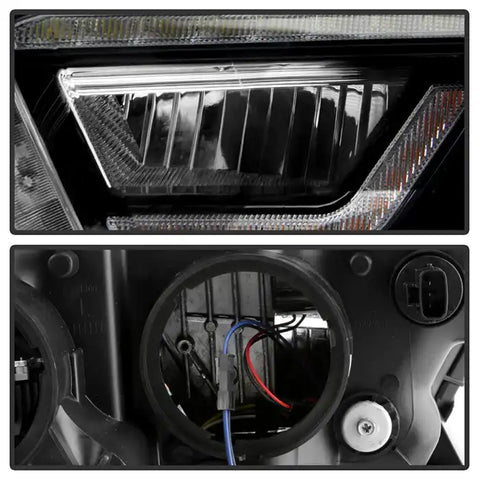 SPYDER 9050060 LED PROJECTOR HEADLIGHT BLACK