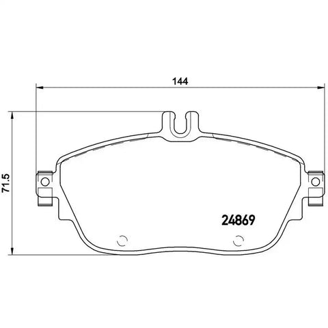 DISC BRAKE PAD SET
