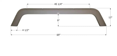 ICON 14010 FENDER SKIRT TANDEM R-VISION FS4