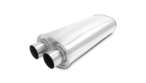 VIBRANT 10538 STREETPOWER OVAL MUFFLER  2.50' INL