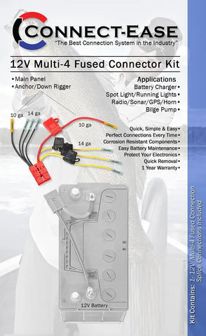 CONNECT EASE RCE12VB4F MULTI 4 LEAD ACCESSORY CO