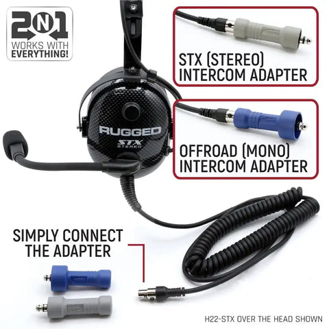 RUGGED RADIO H22-STX ULTIMATE HEADSETS