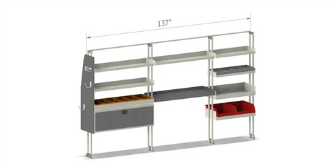 ROLACASE RSFMHRLS-DRXL VAN SHELVING LOCKSMTIH BIN PACKAGE