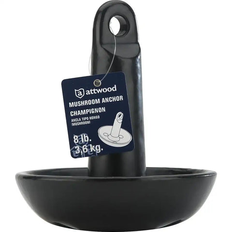 ATTWOOD MARI 9941B1 ACHR-MUSH BLK PVC 08#